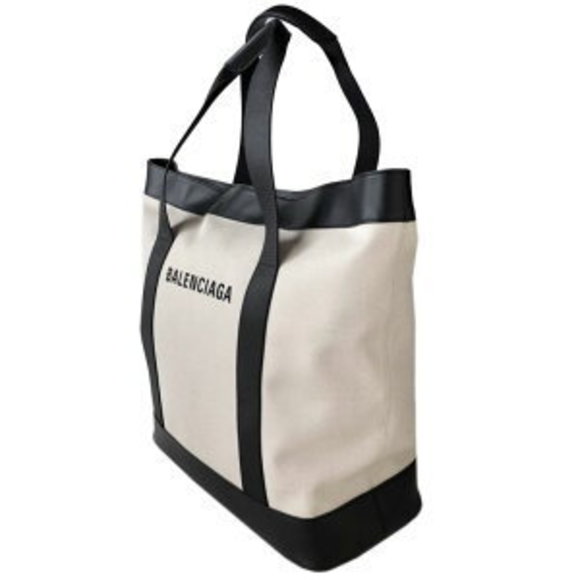 Balenciaga Tote Bag Handle Navy Blue Noir Black - Picture 1 of 5